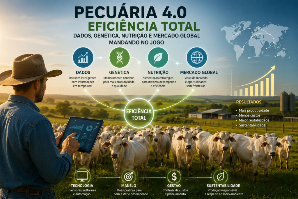 pecuária 4.0 dados genética nutrição e mercado global