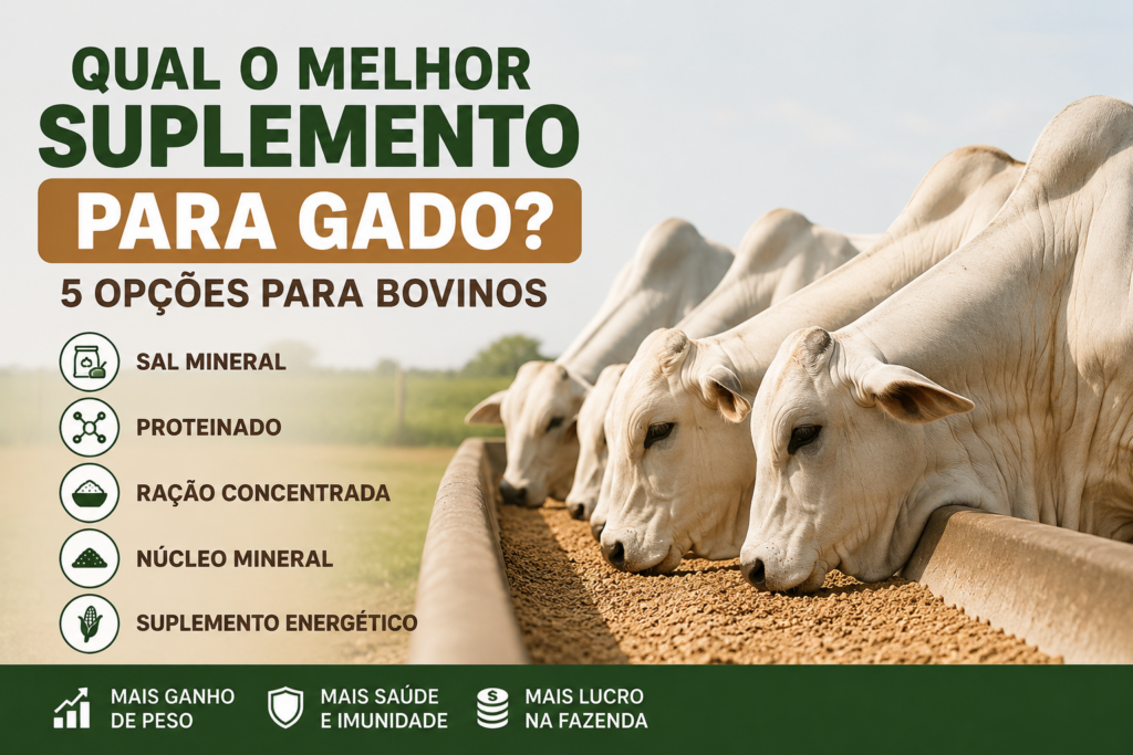 Qual o Melhor Suplemento para Gado?