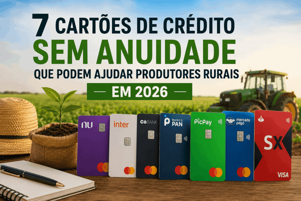cartão de crédito sem anuidade