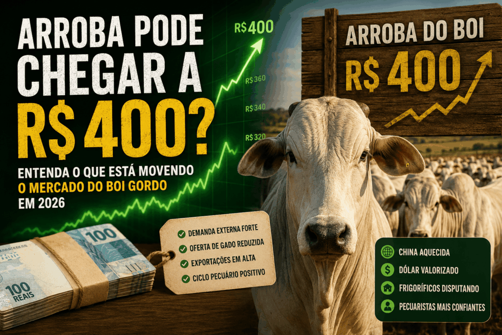 preço da arroba do boi