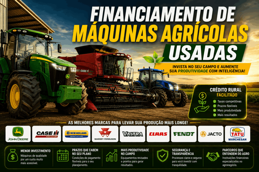 financiamento de máquinas agrícolas usadas