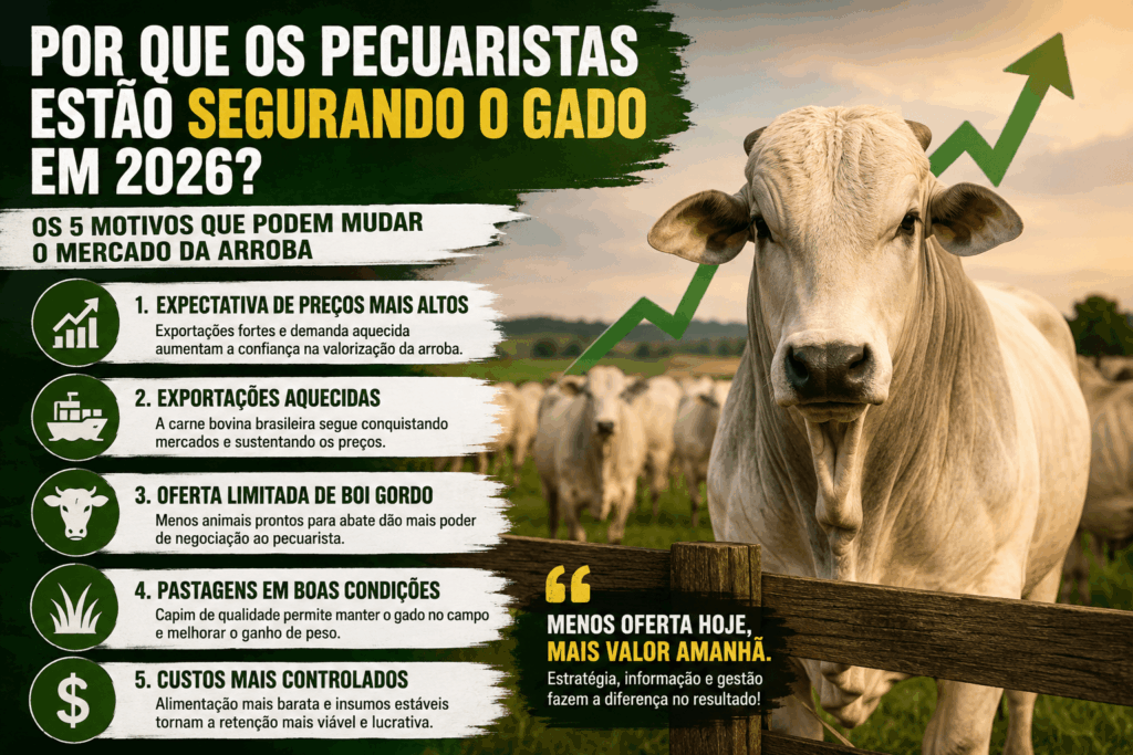 pecuaristas estão segurando o gado em 2026