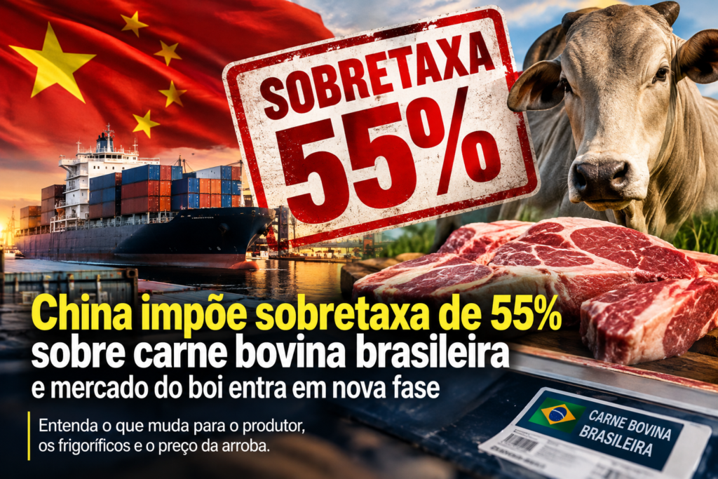 China Impõe Sobretaxa à Carne Brasileira